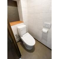 650.石目柄が落ち着くトイレ空間