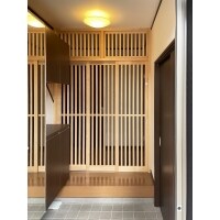 622.格子建具を造作、飼い猫のためのリフォーム