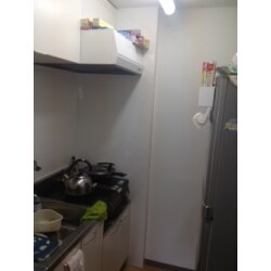 １坪のキッチンが綺麗に使いやすくなりました。