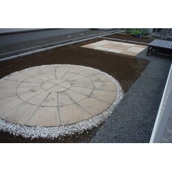 掃き出し窓から出やすくなり使いやすくなった。建物の周りに砂利を敷いたことにより美観の上からも良くなった。