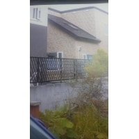 雪害で壊れたフェンスの作り変えとタイルの補修工事