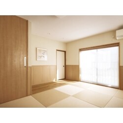 納戸となっていた2階の和室を、間仕切りを取り払って、お客様をもてなすセカンドリビングとして改修しました。
