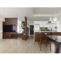 広々LDKを叶える、格子+造作収納