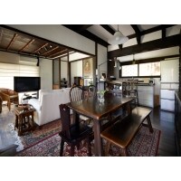 築51年 風合いはそのままに住宅性能向上【リビング】