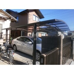 破損したカーポートの交換リフォーム