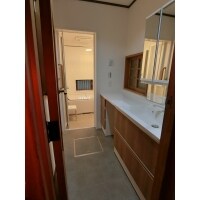 介護保険を利用した車椅子にも対応した洗面・浴室リフォーム