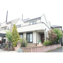 外壁塗装　サイディング　２色塗り分け仕様