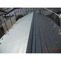 屋根の葺き替え　瓦からガルバリウム鋼板へ