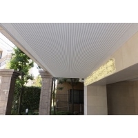 軒天改修工事(マンション入口エントランス)