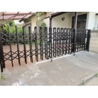 重たかった門扉がラクラク動くようになりました