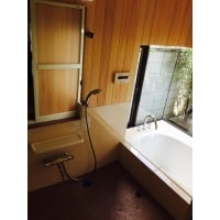こだわりの、檜を使用した浴室。毎日が温泉気分♪