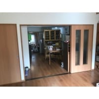 フローリング交換&壁を撤去して引戸へ