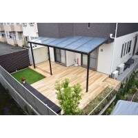 開放感と安心感を併せ持つお庭