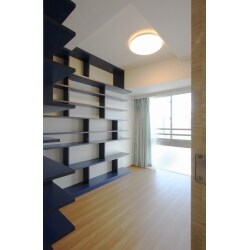 モンドリアン的な造作家具