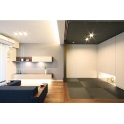 新築マンションのリフォームのご依頼です。全体的に既存の建具や床材のテイストを生かしながら、モダンなデザインで、かつ上質な素材にこだわってご提案させて頂きました。