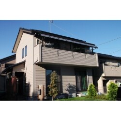 2Fにテラス屋根を設置いたしました。