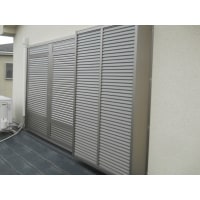 ルーバー雨戸取付☆