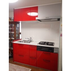 キッチン交換工事を行いました。