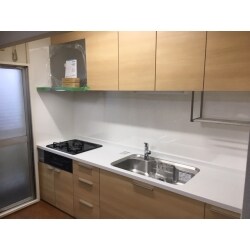 キッチン交換工事を行いました。