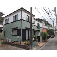 外部塗装と玄関ドアのカバー工事