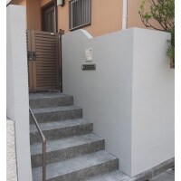 古いブロック塀を明るい雰囲気に造り替え