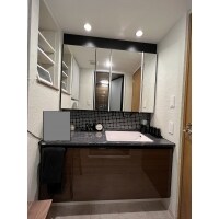 清掃性・収納力もアップ。ホテルライクな優雅な洗面空間に。