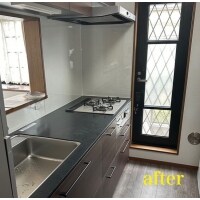 TOTOクラッソですっきりとしたモダンなキッチンに。