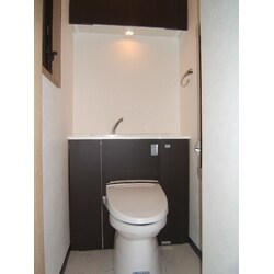 収納付の便器でトイレがすっきり