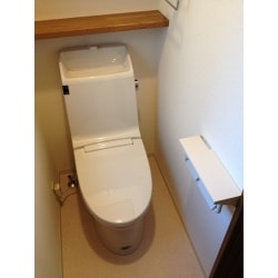 手洗器が別に設置されていて、トイレの空間が狭いので、出来るだけ広く利用したいとのことでした。