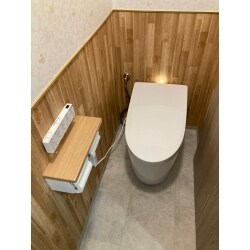 トイレと洗面を一つにして統一感のあるおしゃれな空間に仕上がりました！