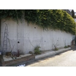 ローメンテナンスで明るい玄関回り