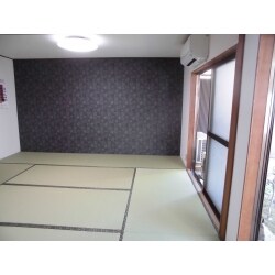 洋風のお部屋を和風の感じで仕上げました。