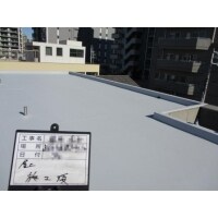 屋上・防水工事　塩ビシート防水絶縁工法