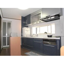 ひろびろキッチンで快適お料理