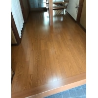 玄関床張替え