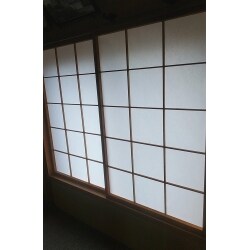 和室　障子　張り替え工事