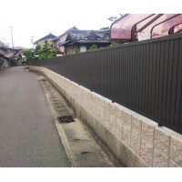 地震対策に向けての塀改修工事