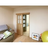 間仕切り引き戸取り付け マンションリフォーム 佐伯区 K様邸