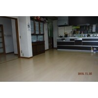 リビングダイニングフローリング増し貼り