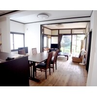 分離していたLDKを一室に!古民家風の明るく開放的な空間に変身