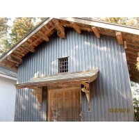 震災の影響で使えなくなっていた板倉の改修工事