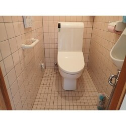 大便器ウォシュレット部分交換工事