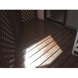 ウッドデッキ塗装
