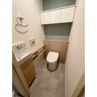 手洗器を新設してスッキリ使いやすいトイレへ