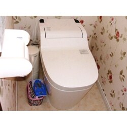おしゃれなトイレに、気分が華やぐクロス