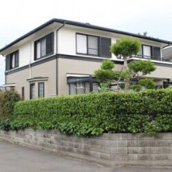 ミルクティー色が暖かな外壁塗装工事