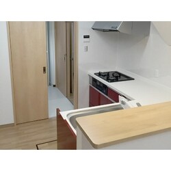 L字キッチンで憧れの対面化を実現しました。