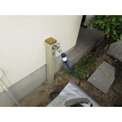 屋外散水栓・浴室シャワー水栓工事