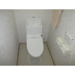 施工後のトイレです