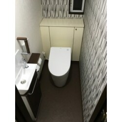 イベントにご来店されて、トイレのリフォームをさせていただきました。